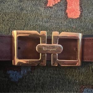 Vintage Ferragamo leather belt